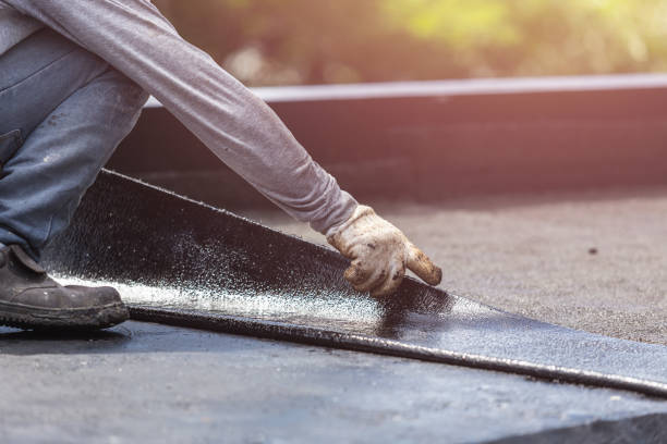Professional Emergency Waterproofing technician working in Homer, MI